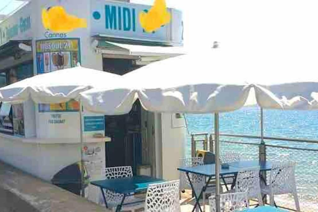 Bord De Mer, Terrasse, Tout A Pieds Cannes Dış mekan fotoğraf